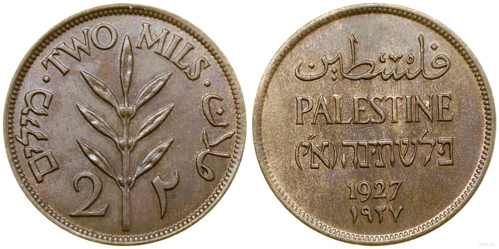 Palestyna, 2 mile, 1927