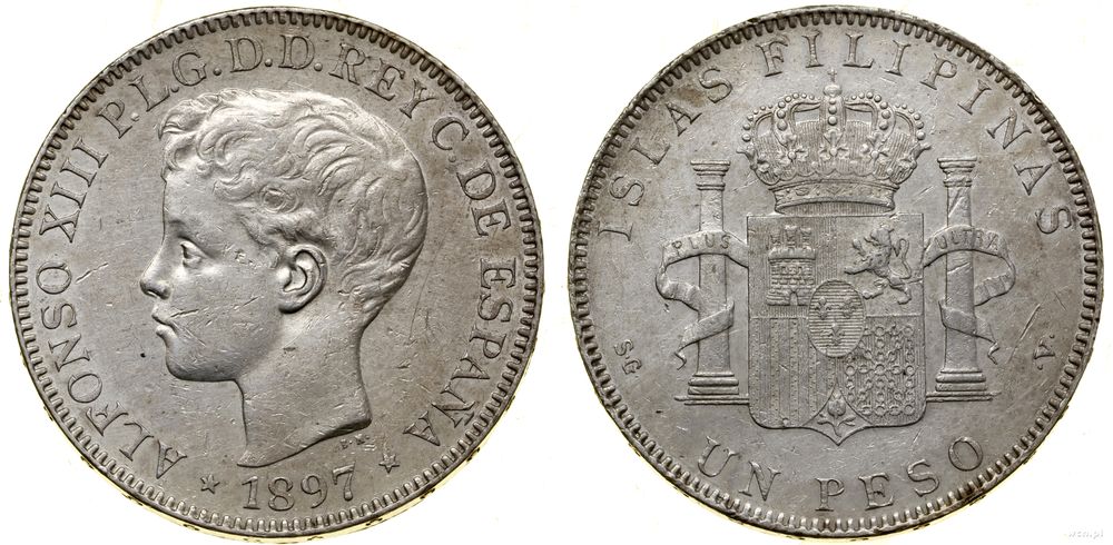 Filipiny, peso, 1897