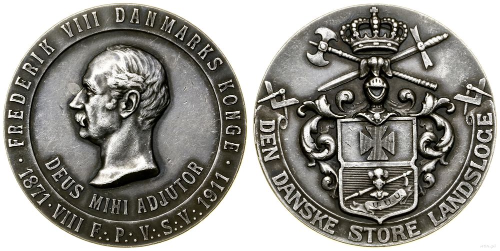Dania, medal pamiątkowy, 1911