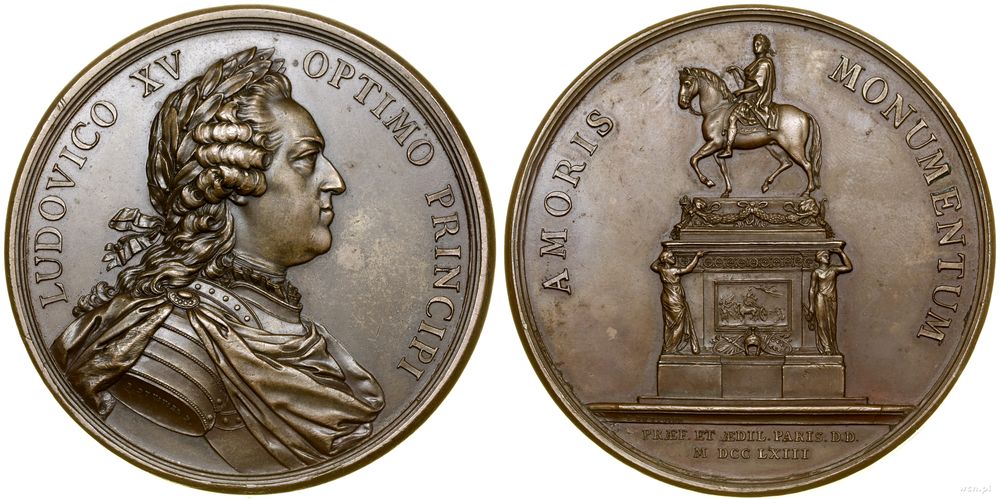 Francja, medal pamiątkowy, 1763