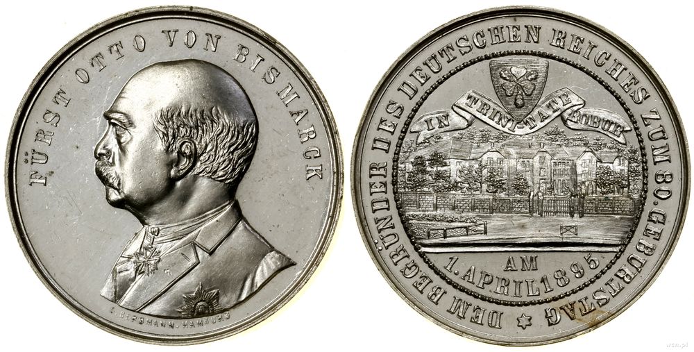 Niemcy, 80. rocznica urodzin Otto von Bismarcka, 1895