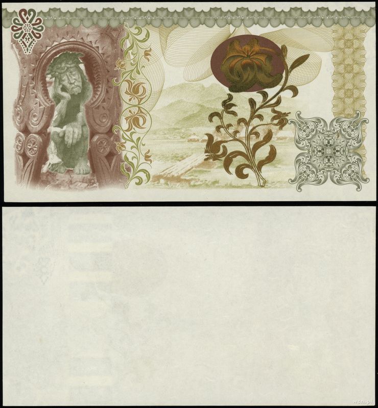 Polska, druk reklamowy PWPW – Chrystus Frasobliwy, (2010)