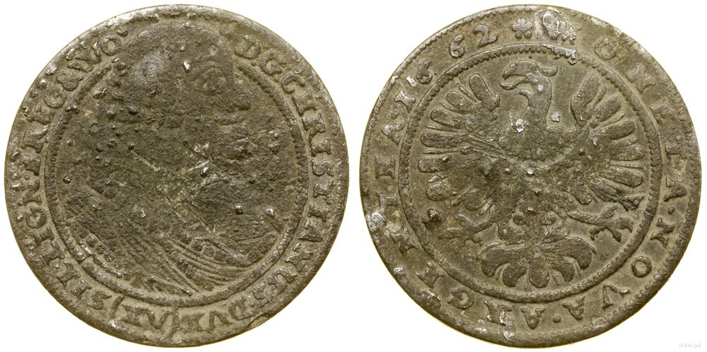 Śląsk, 15 krajcarów, 1662