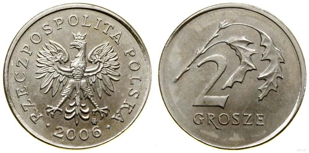 Polska, 2 grosze, 2006
