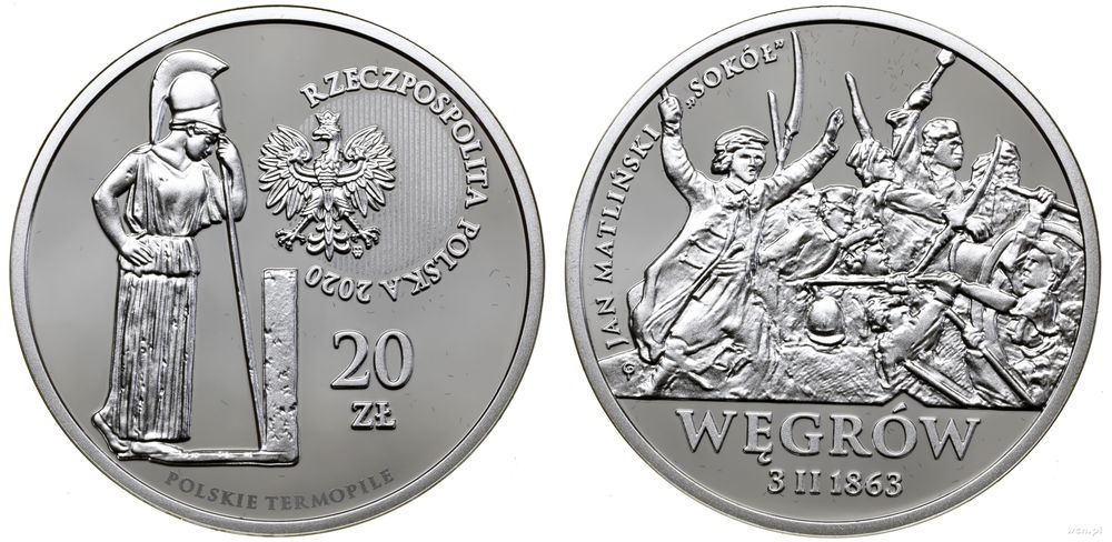 Polska, 20 złotych, 2020