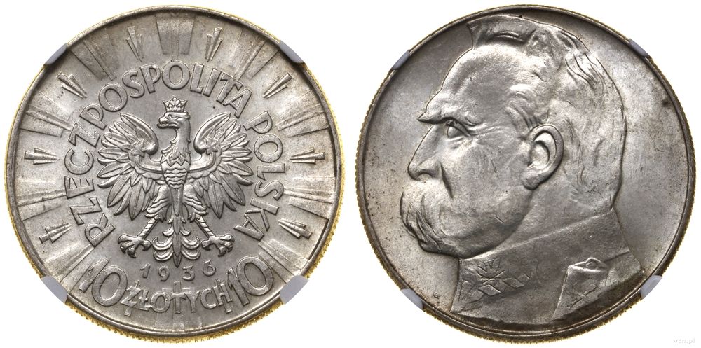 Polska, 10 złotych, 1936