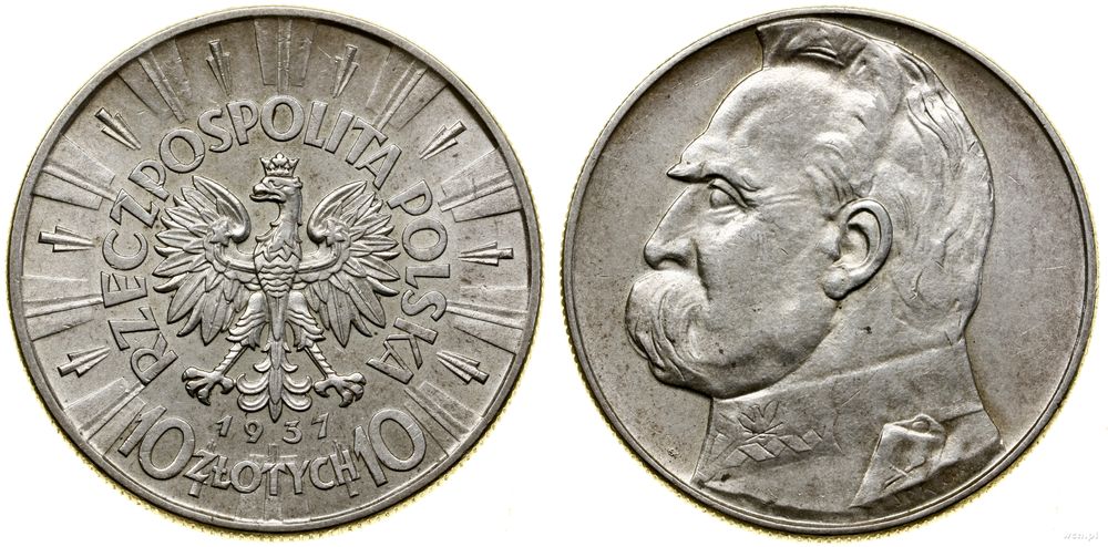 Polska, 10 złotych, 1937