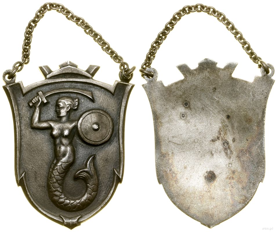 Polska, ryngraf(?) zawieszony na łańcuszku