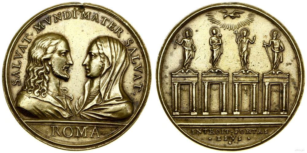 Watykan, medalik, (1825?)