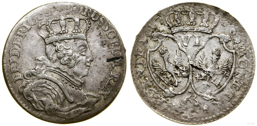 Niemcy, szóstak, 1756 C