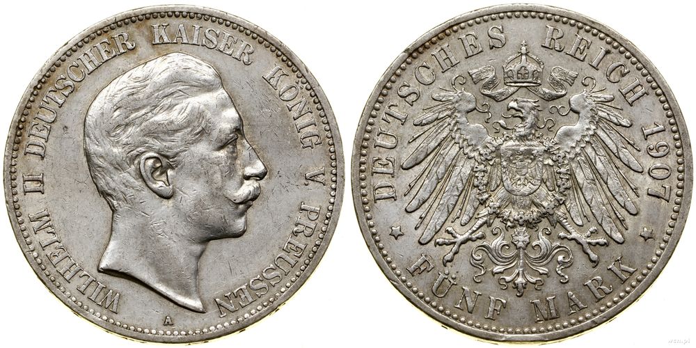 Niemcy, 5 marek, 1907 A