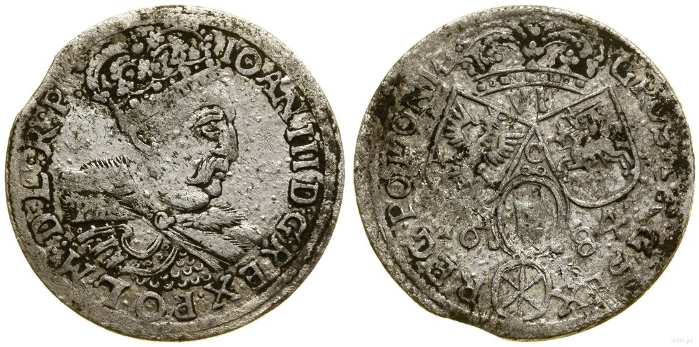 Polska, szóstak, 1684