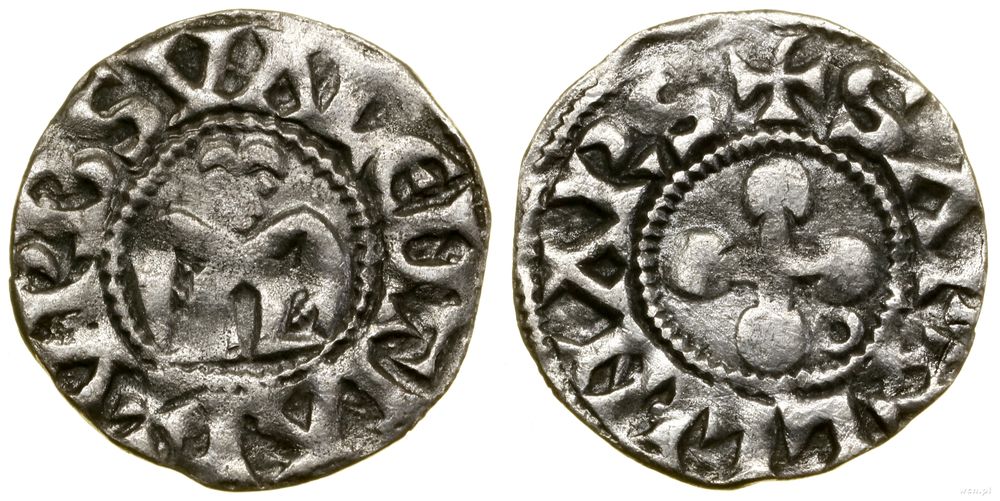 Francja, denar, koniec XIII w.