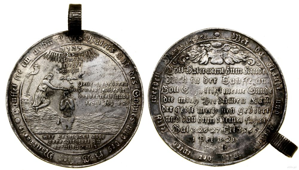 Niemcy, talar chrzcielny, bez daty (ok. 1725) EPH