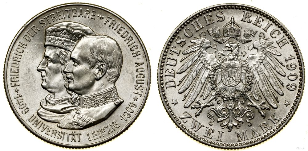 Niemcy, 2 marki, 1909