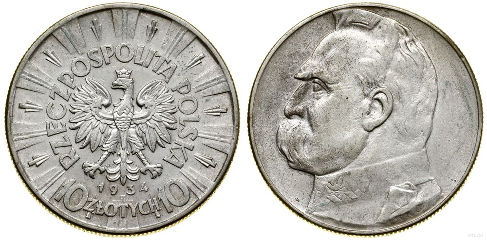 Polska, 10 złotych, 1934