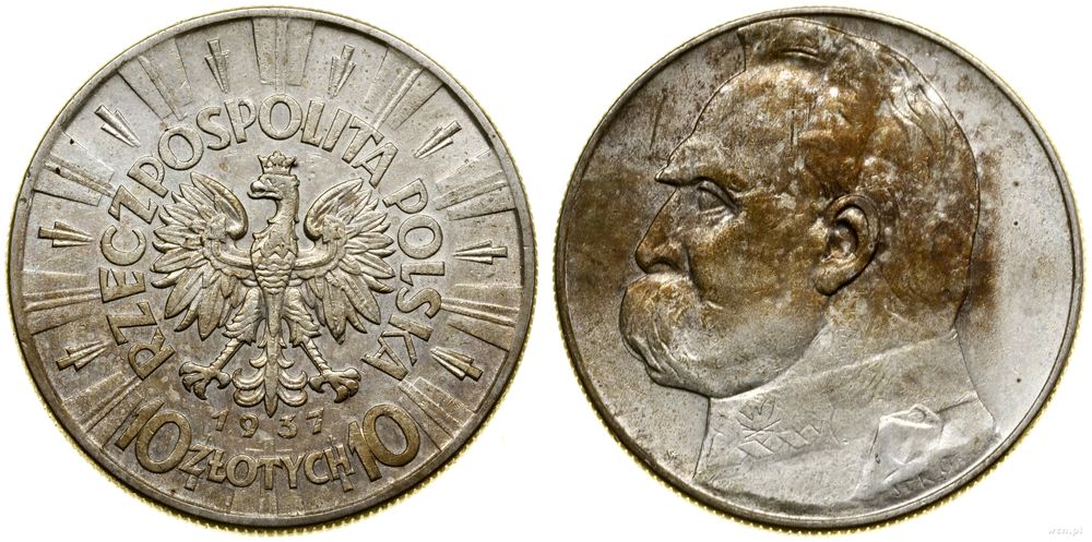 Polska, 10 złotych, 1937
