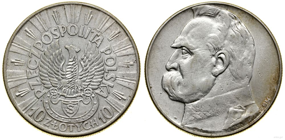Polska, 10 złotych, 1934