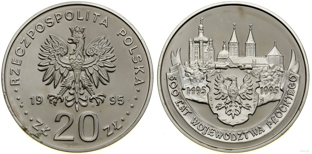Polska, 20 złotych, 1995