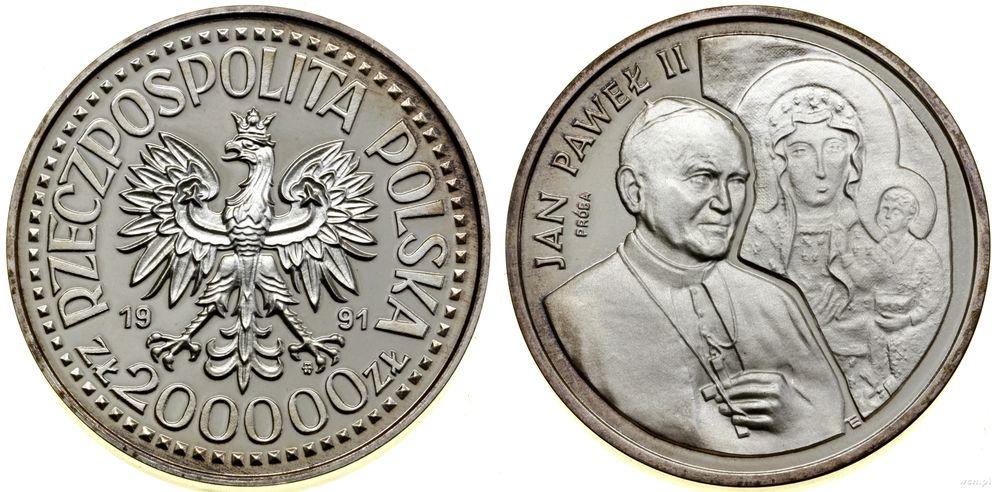 Polska, 200.000 złotych, 1991