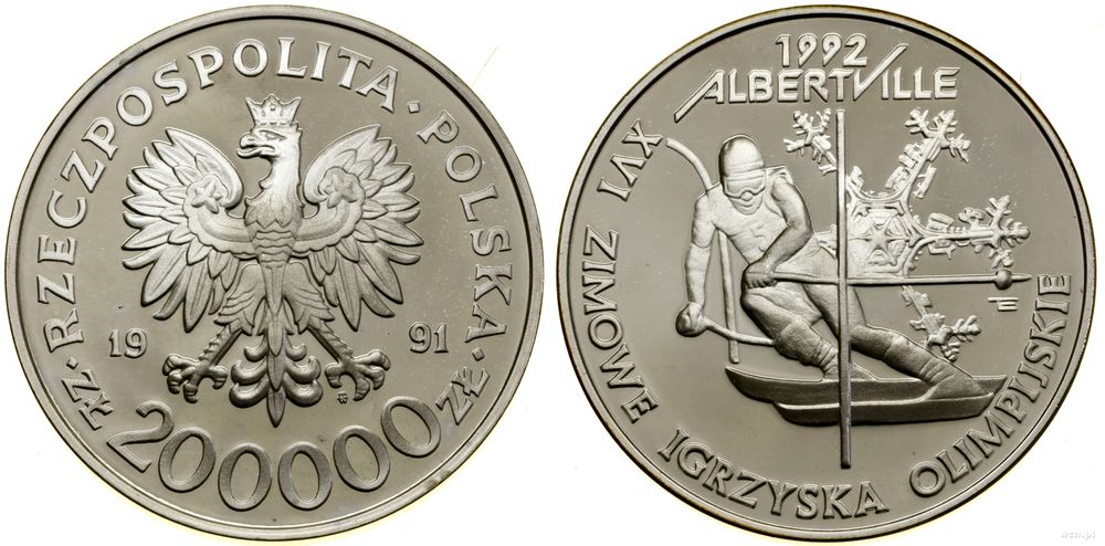 Polska, 200.000 złotych, 1991