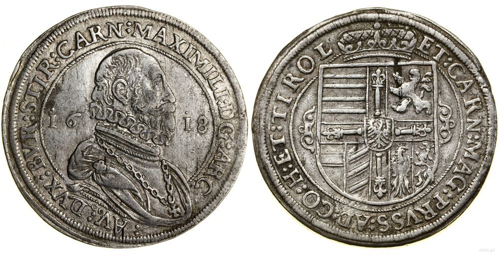 Austria, talar, 1618