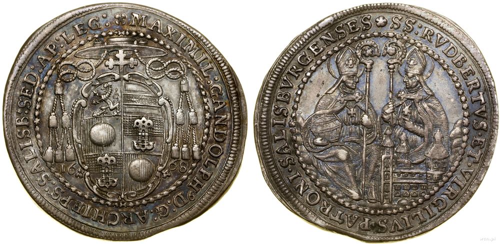 Austria, półtalar, 1668