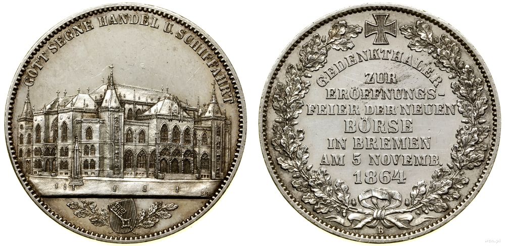 Niemcy, talar, 1864 B