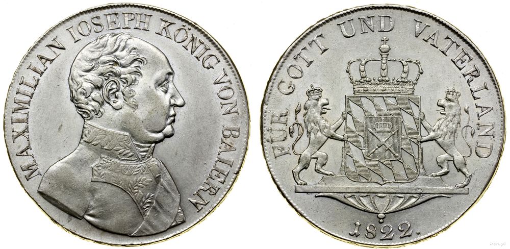 Niemcy, talar, 1822