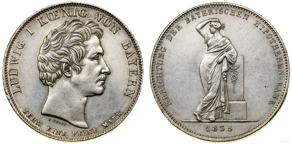 Niemcy, talar pamiątkowy, 1835