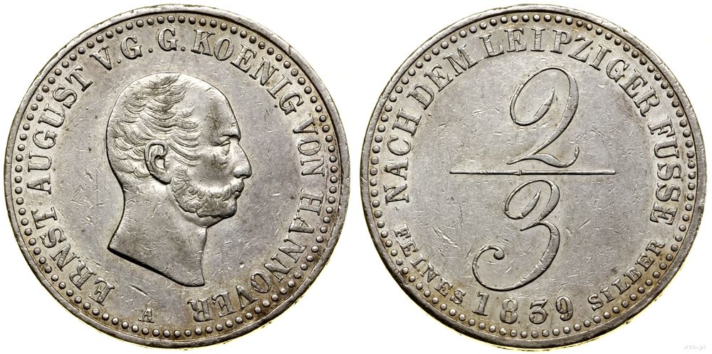Niemcy, 2/3 talara, 1839 A