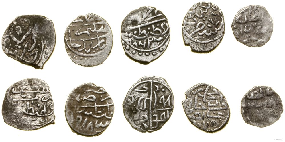 Turcja, zestaw: 5 x akcze, 1444–1595