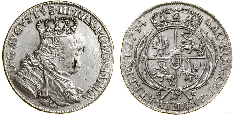 Polska, ort, 1754 EC