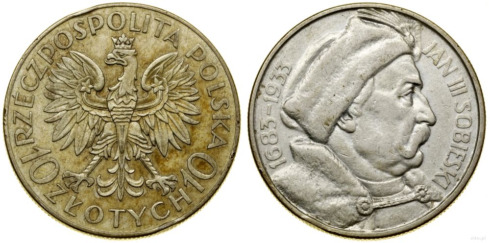 Polska, 10 złotych, 1933