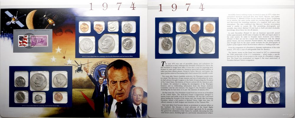 różne, zestaw różnych numizmatów w pamiątkowych opakowaniach