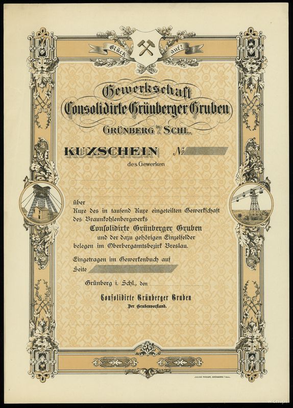 Polska, akcja (blanco), XX w.