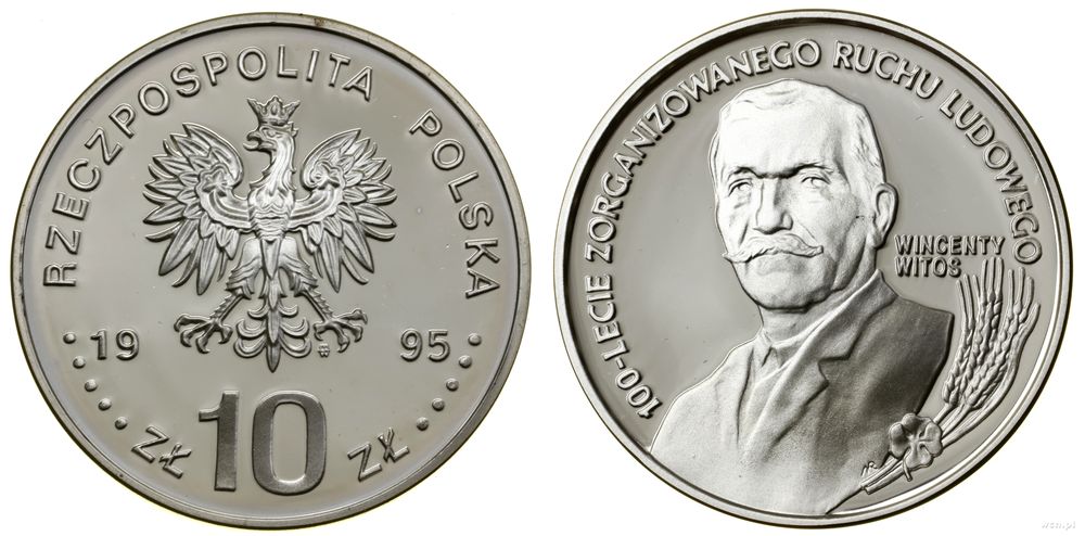 Polska, 10 złotych, 1995