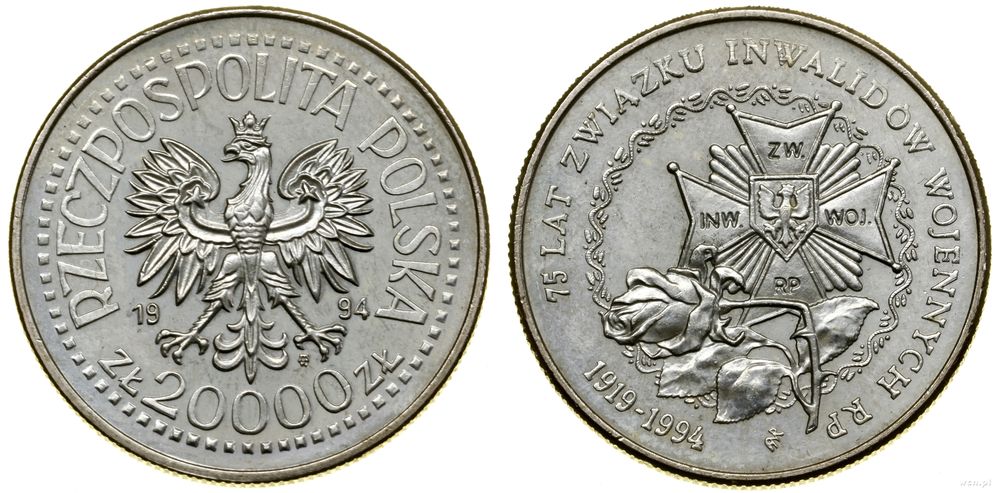 Polska, 20.000 złotych, 1994