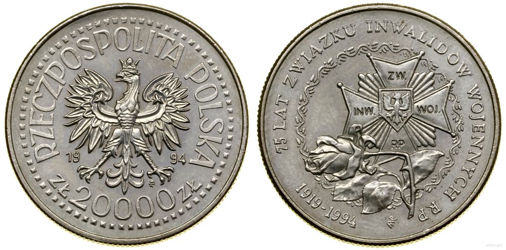 Polska, 20.000 złotych, 1994