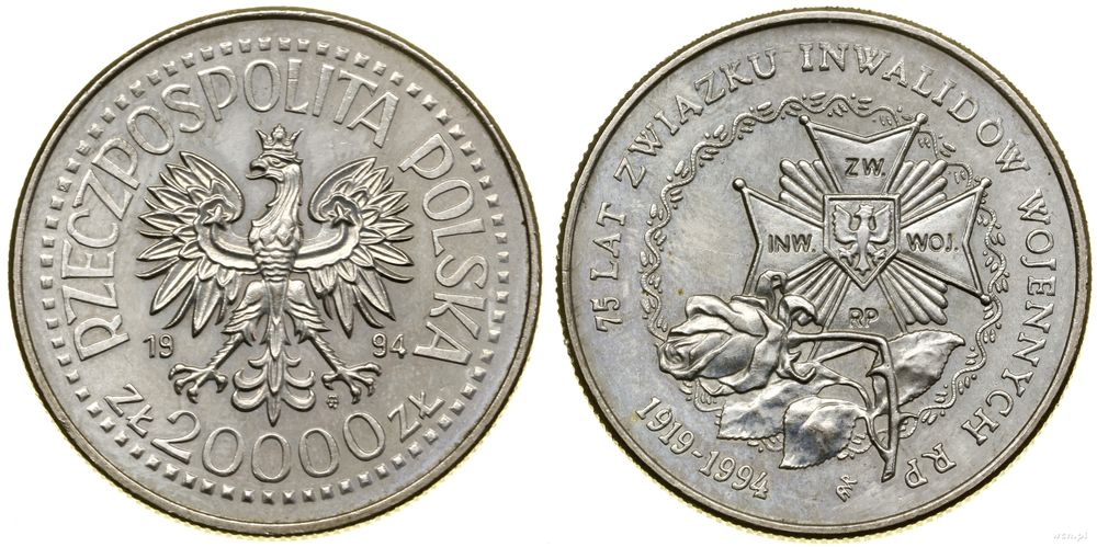 Polska, 20.000 złotych, 1994