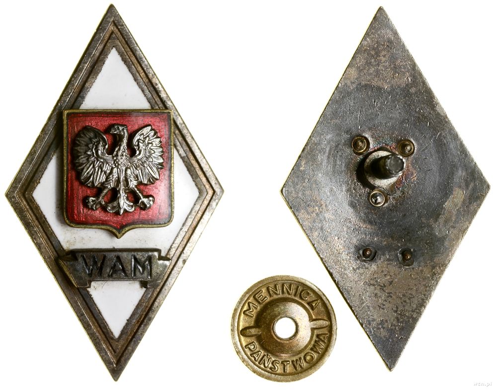 Polska, Odznaka Wojskowej Akademii Medycznej im. gen. dyw. Bolesława Szareckiego, od 1958