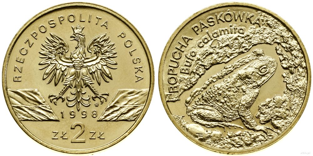 Polska, 2 złote, 1998