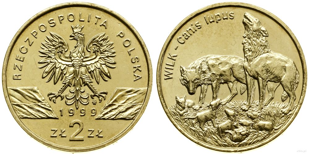 Polska, 2 złote, 1999