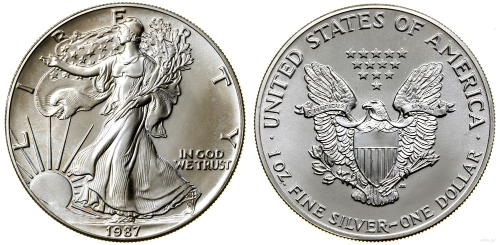 Stany Zjednoczone Ameryki (USA), 1 dolar, 1987