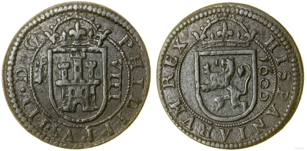 Hiszpania, 8 maravedís, 1606