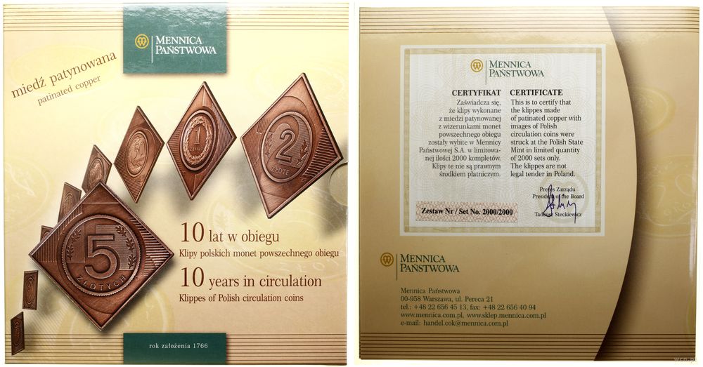 Polska, zestaw Mennicy Państwowej, 2005