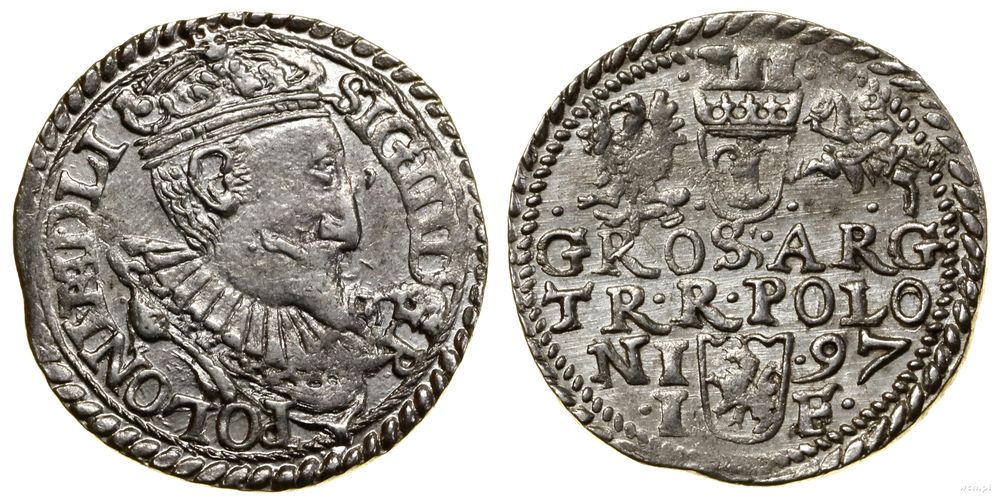 Polska, trojak, 1597
