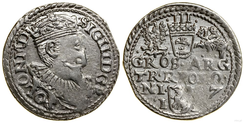 Polska, trojak, 1597