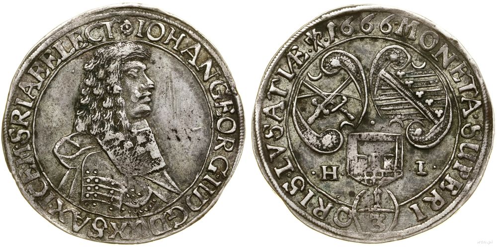 Niemcy, 1/3 talara, 1666 H- I