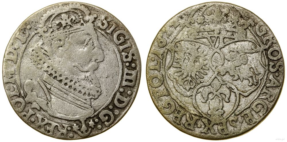Polska, szóstak, 1624